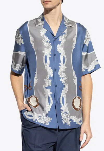 VERSACE MEDUSA CAMEO BOWLING SHIRT