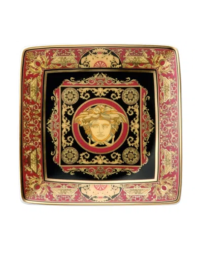 Versace Medusa Canape Dish In Red