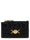 Versace Medusa Card Holder In Black