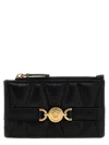Versace Medusa Card Holder In Black