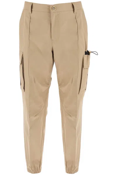 Versace Medusa Cargo Pants In Sand (beige)