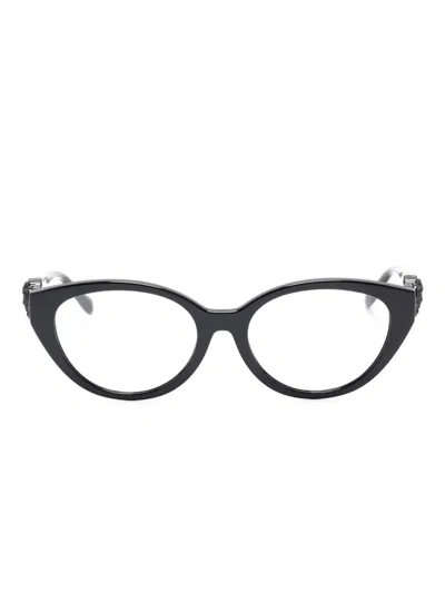 Versace Kids' Medusa Cat-eye Glasses In Black