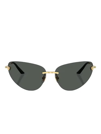 Versace Medusa Cat-eye Sunglasses In Gold