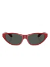 Versace Medusa Cat-eye Sunglasses In Red