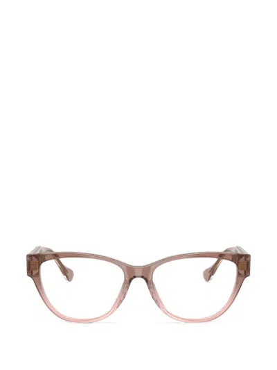 Versace Medusa Cat-eye Frame Glasses In Pink