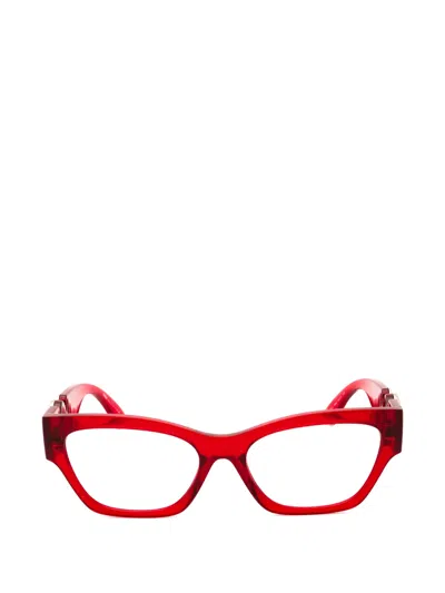 Versace Medusa Cat-eye Glasses In Red