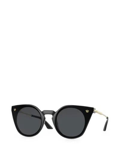 Versace Medusa Cat-eye Sunglasses In Black