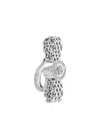 Versace Gianni Ribbon Clip Single Earring In Metallic