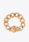 Versace Medusa Chain-link Bracelet In Gold
