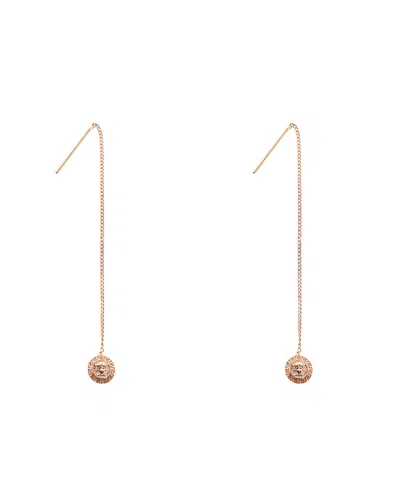 Versace Medusa Chain-link Drop Earrings In Yellow