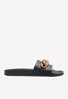 Versace Slides In Black