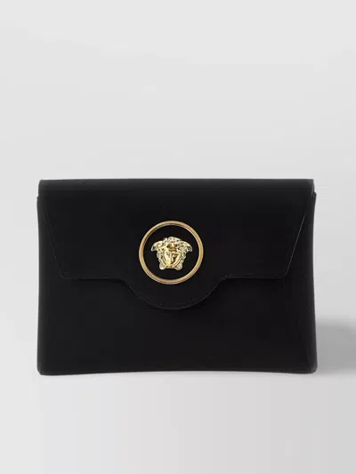 Versace La Medusa Clutch In Black