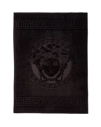 Versace Medusa Classic Guest Towel In Black