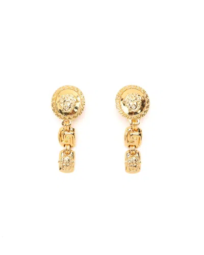 Versace Medusa Clip-on Earring In Gold