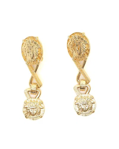 Versace Medusa Clip-on Earrings In Gold