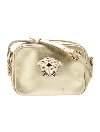 Pre-owned Versace Medusa Clutch In Green