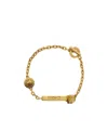 Versace Medusa-coin Chain Bracelet In Yellow