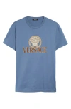 Versace Medusa-print T-shirt - Men's - Organic Cotton In Blue