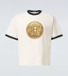 Versace Printed Cotton-jersey Regular T-shirt In Animal Print