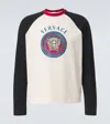 Versace Printed Cotton-jersey Regular T-shirt In Multi