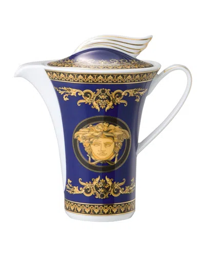 Versace Medusa Covered Creamer In Blue