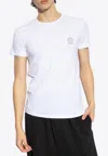 Versace Men's Cotton Blend Tees, Pack Of 2 In Gray