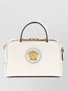 Versace Medusa Crossbody Bag Detachable Strap Top Handle In White