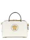 Versace Medusa Crossbody Bag Detachable Strap Top Handle In White