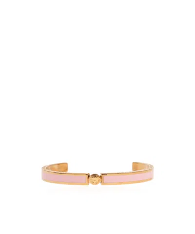 Versace Medusa Cuff Bracelet In Gray