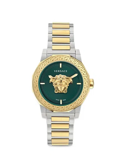 Versace Medusa Deco 38mm Watch In Multi