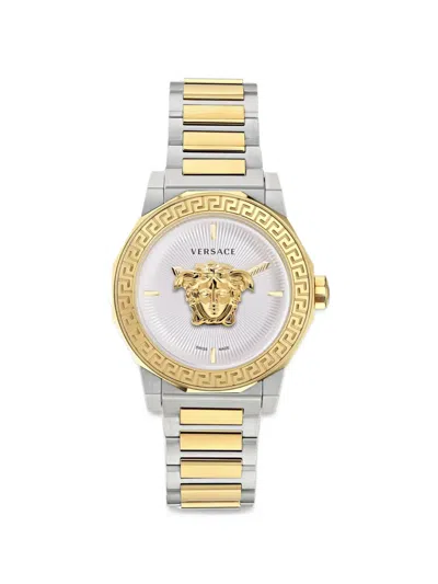 Versace Medusa Deco 38mm Watch In Multi