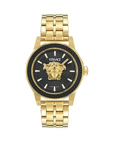 Versace Medusa Deco Watch, 43mm In Gold