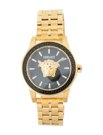 Pre-owned Versace Medusa Deco Watch In Multi