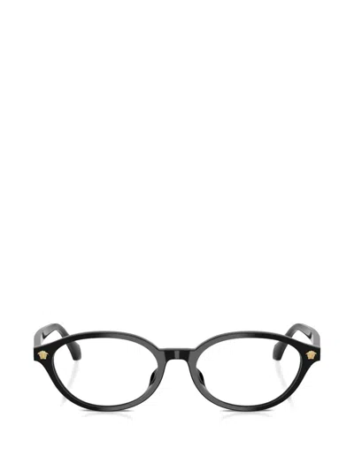 Versace Medusa-detail Glasses In Black