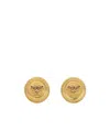 Versace Medusa-detail Stud Earrings In Yellow