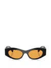 Versace 0ve4480u Angular Black Sunglasses In Black