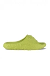 Versace Baroque Pool Slides Man Sandals Green Size 9 Rubber