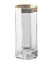 Versace Medusa D'or Tall Drinking Glasses, Set Of 2 In Clear