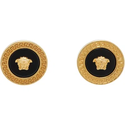 Versace Medusa Earrings In Gold