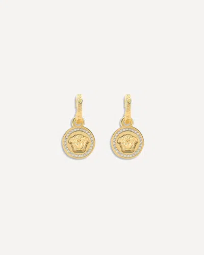 Versace Medusa Earrings In Gold