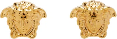 Versace Medusa Earrings In Gold