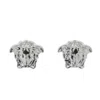 Versace Medusa Stud Style Earrings In Metallic
