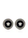 Versace Medusa Stud Earrings In Silver