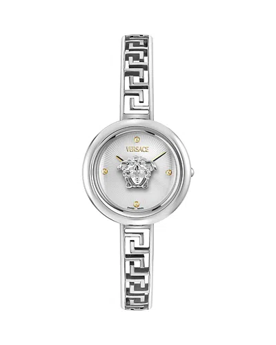 Versace Medusa Eclipse Watch, 28mm In Silver