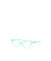 Versace Medusa-embellished Cat-eye Glasses In Blue