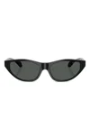 Versace Medusa-embellished Cat-eye Sunglasses In Black