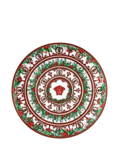 Versace Medusa-embellished Plate In Multi