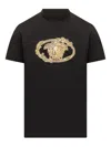 Versace Medusa-embellished T-shirt In Black
