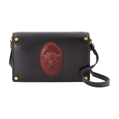Versace Medusa Emblem Lambskin Wallet  Black