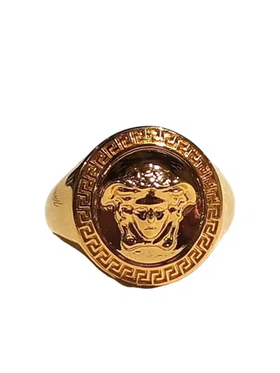 Versace Medusa Emblem Ring In Gold